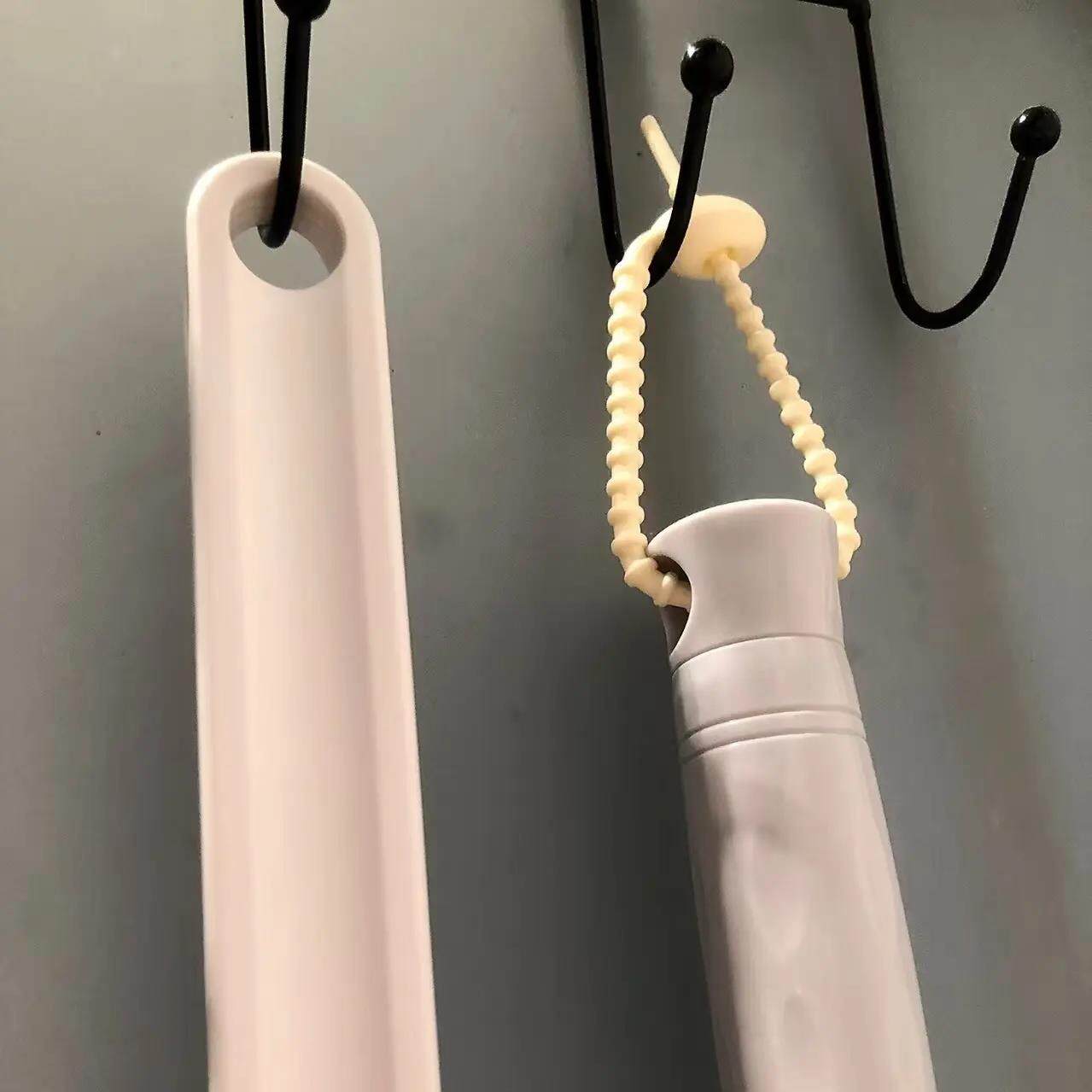 锅铲挂绳餐具绳子挂绳厨房绑带绳硅胶扎带可重复绕线器钥匙扣挂件