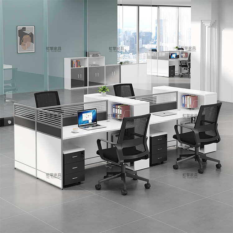 职员办公桌 员工位简约4人位办公室卡座6人位带屏风办公桌椅组合,商业/办公家具,办公电脑桌,淘宝优惠券,粉丝福利购,淘宝优惠卷