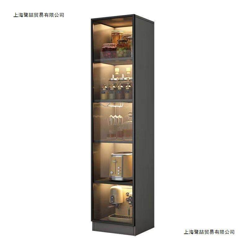 厨房餐边柜夹缝柜子储物柜置物架冰箱窄缝隙放碗碟盘锅具收纳柜