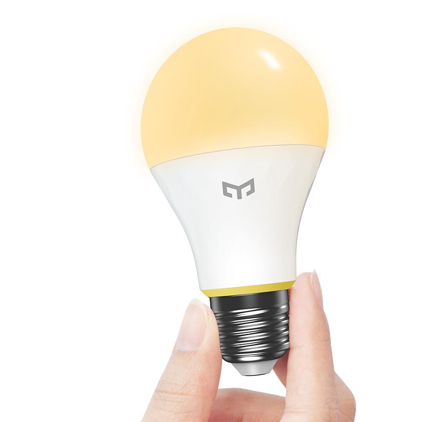 Yeelight易来智能灯泡E27螺口螺纹led球泡暖白光照明homekit智能