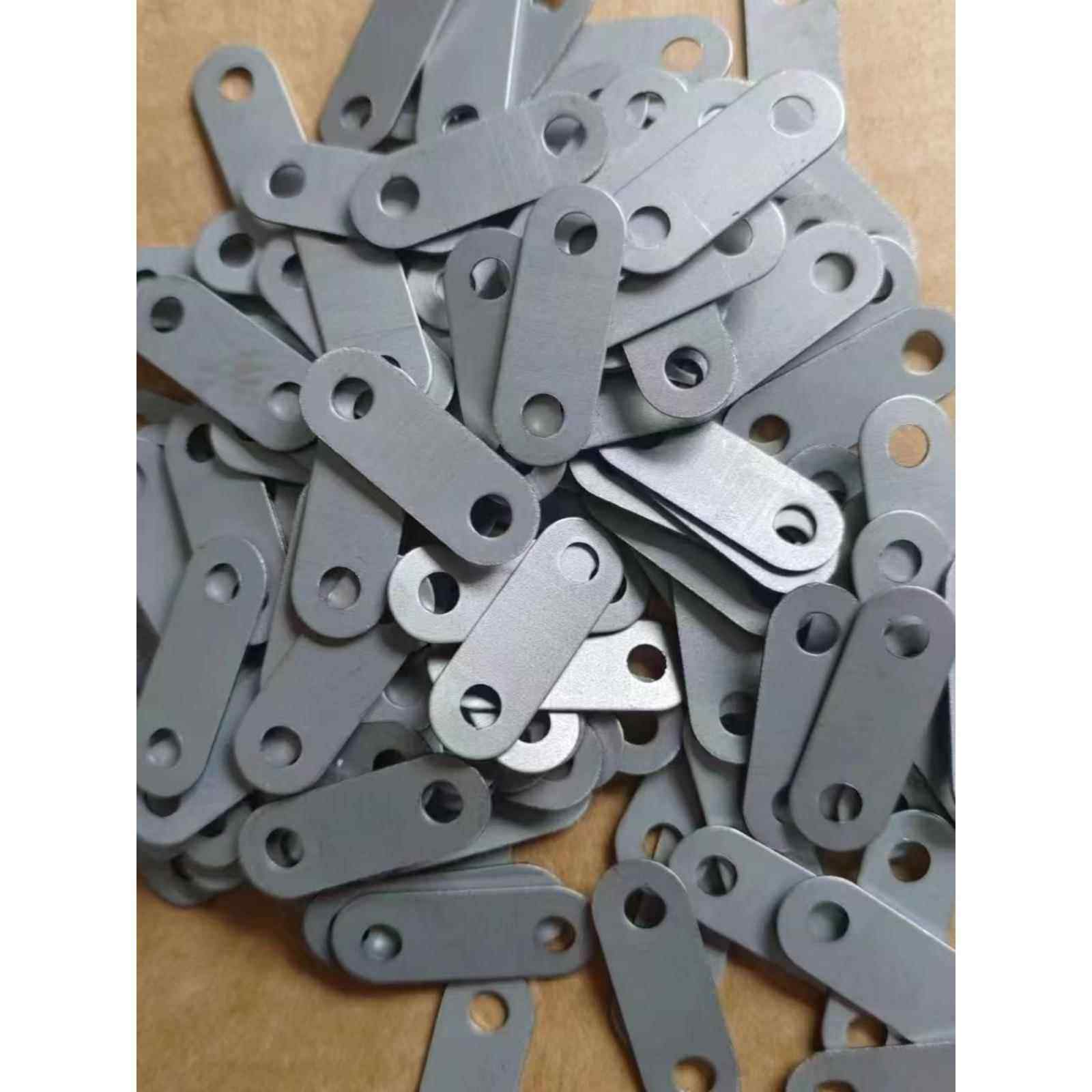 连接片直角加厚挂钩28mm平面焊接固定卡扣配件发光字铁片