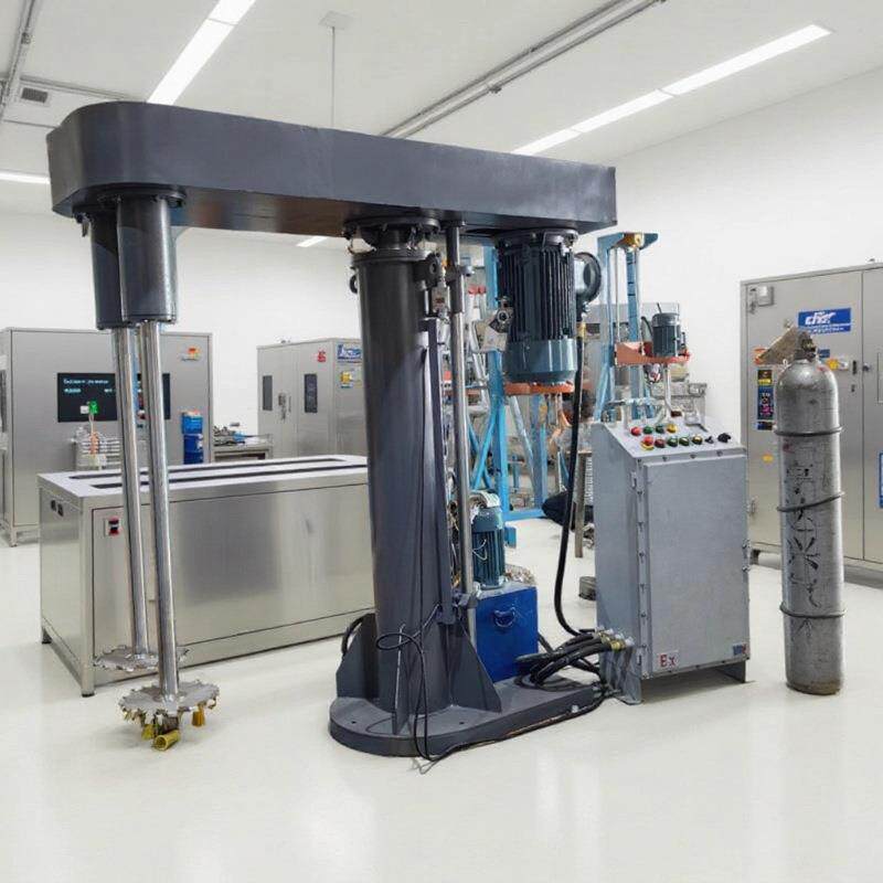 油漆涂料调速分散机液压升降搅拌机液体高速分散机