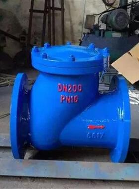 HC44X-16PDN125法兰式止回阀-HC44X-16P橡胶瓣止回阀HC44X