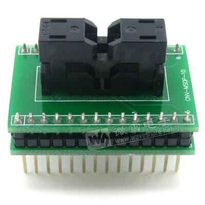 MSOP10转DIP10 编程座 IC引脚间距0.5mm 测试座 656-0102211带板