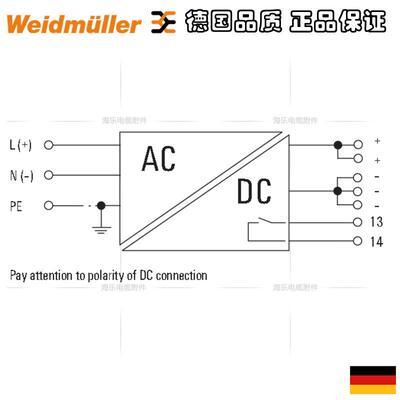 PROeco开关电源单相电源480W 48V 10A订货号1469610000