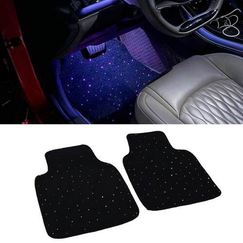 前车位汽车发光脚垫 Starlight Fiber Optic car rugs mat light