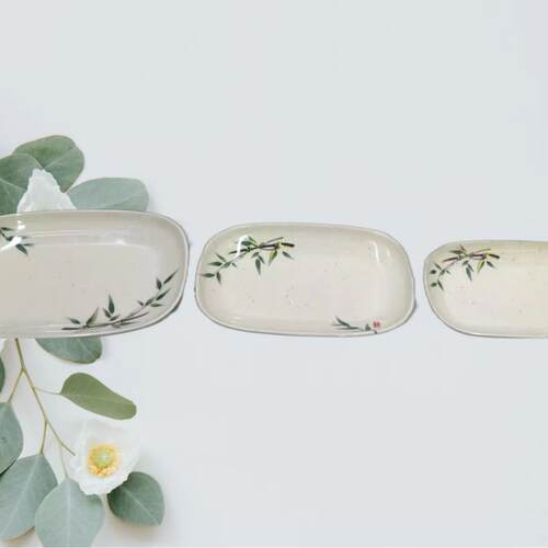 Melamine Creative Ancient Style Round Platter for Hotel Hot