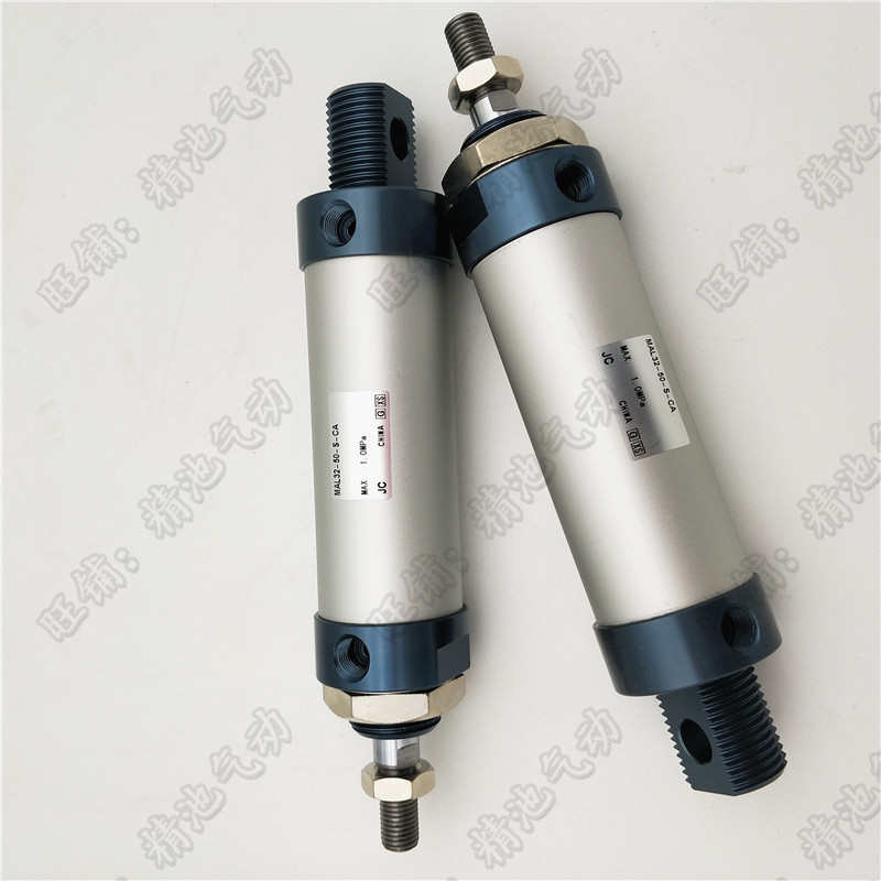 不锈钢迷你气缸MAL63-25 50 75 100 125 150 175-S-CA进口密封圈