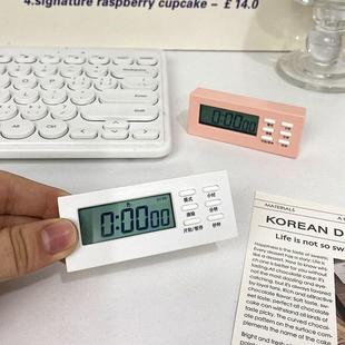 多功能计时器厨房定时器做题提醒器学习倒计时烹饪时间迷你闹钟