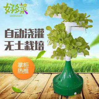 鱼菜共系统备螺旋式无土栽培阳台种菜水培种植机水耕蔬菜种植架