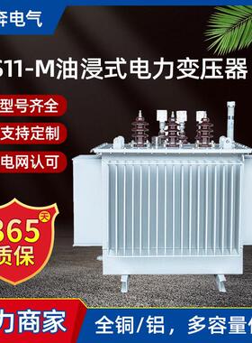 S11-M油浸式变压器10/0.4铜铝芯S13/20电力变压器有载调压315KVA