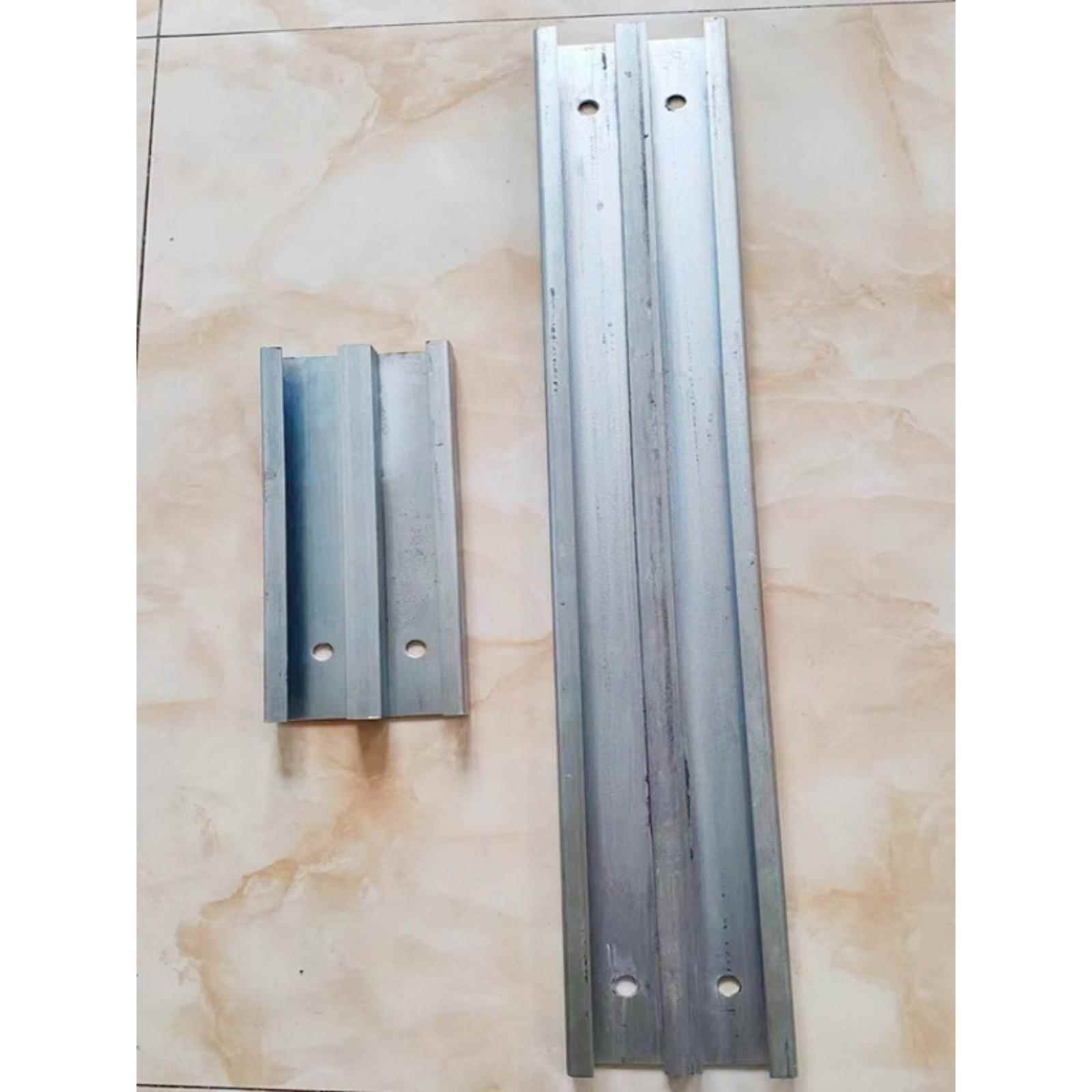 移动档案柜搬迁导轨镀锌轨道密集柜配件路轨手摇货架维修底部地轨