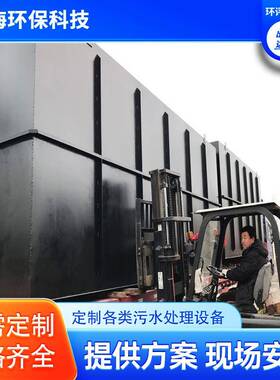 造纸厂污水一体化MBR压滤碳钢格栅机地埋式废水处理设备
