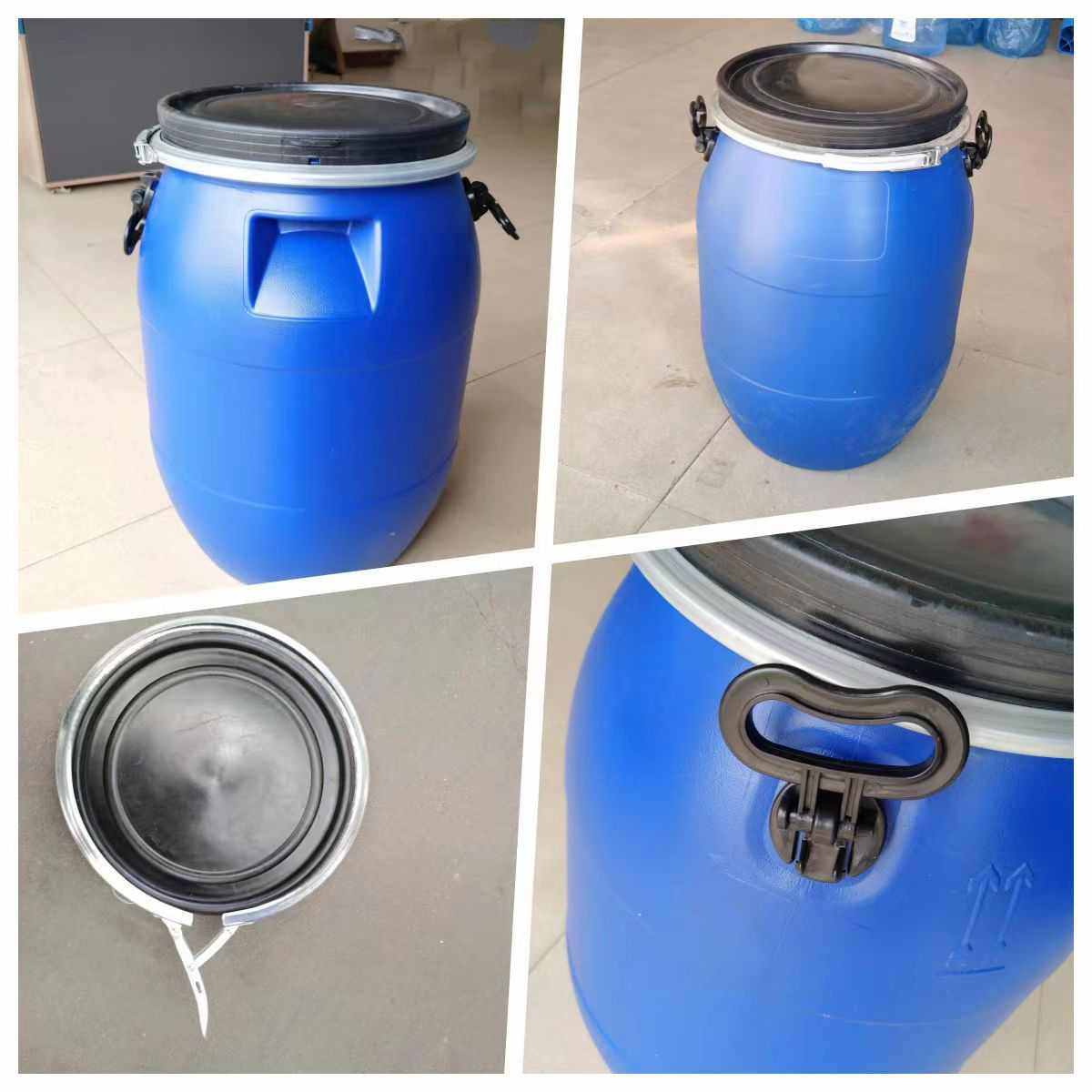 加厚50升铁箍法兰桶塑料圆桶化工桶密封涂料桶胶桶可办危包证,橡塑材料及制品,塑料桶/塑料瓶/塑料罐,淘宝优惠券,粉丝福利购,淘宝优惠卷