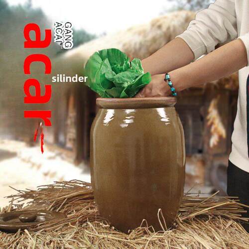 腌菜罐子老式家用大口土陶带盖陶瓷酸菜缸咸菜盐菜酱缸腌肉菜坛子