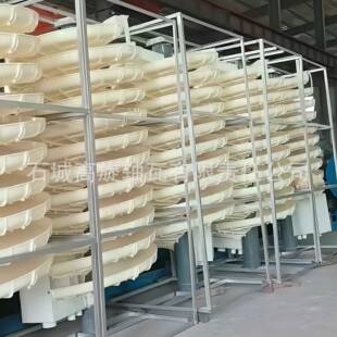 ABS塑料螺旋溜槽1200型螺溜现货金红石分选机粉煤灰钛铁矿分级