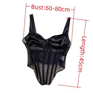 corset top woman cropped feminino sexy gothic clothes tank c