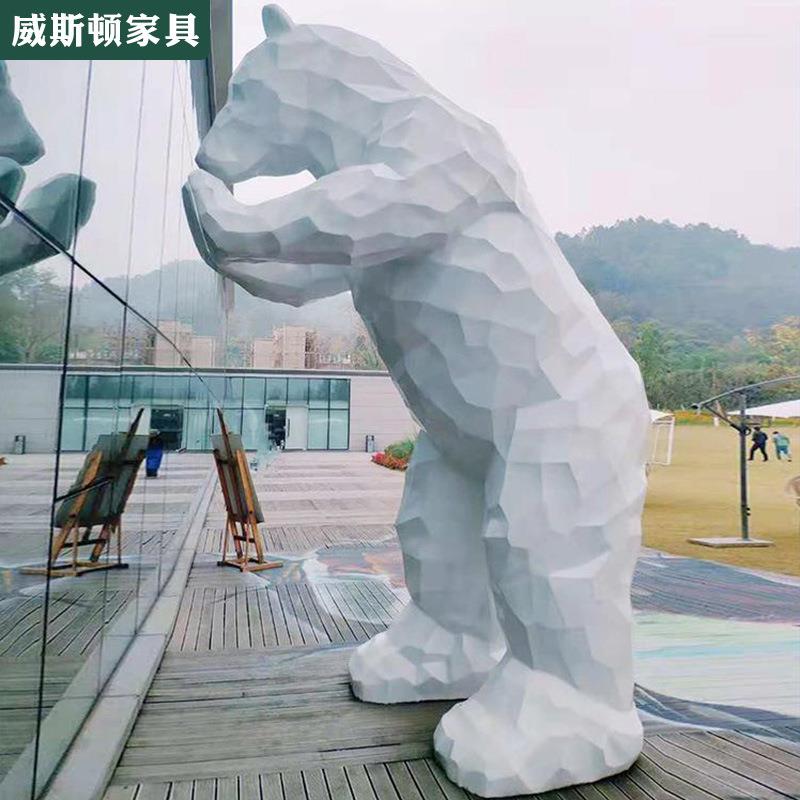 创意玻璃钢切面大象雕塑商场购物广场户外园林景观游乐园动物摆件