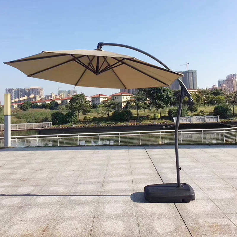 新款户外遮阳伞香蕉吊伞庭院伞休闲大太阳伞室外咖啡厅花园香蕉伞