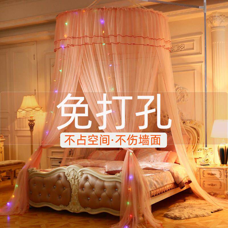 天地杆伸缩架加XZ-564粗吊挂门圆用顶蚊帐家卧室悬吊式天花板三免