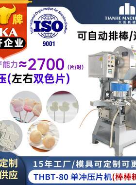 上海天阖定制压片糖果机器多功能果糖粉末压片机牛奶棒棒糖压片机