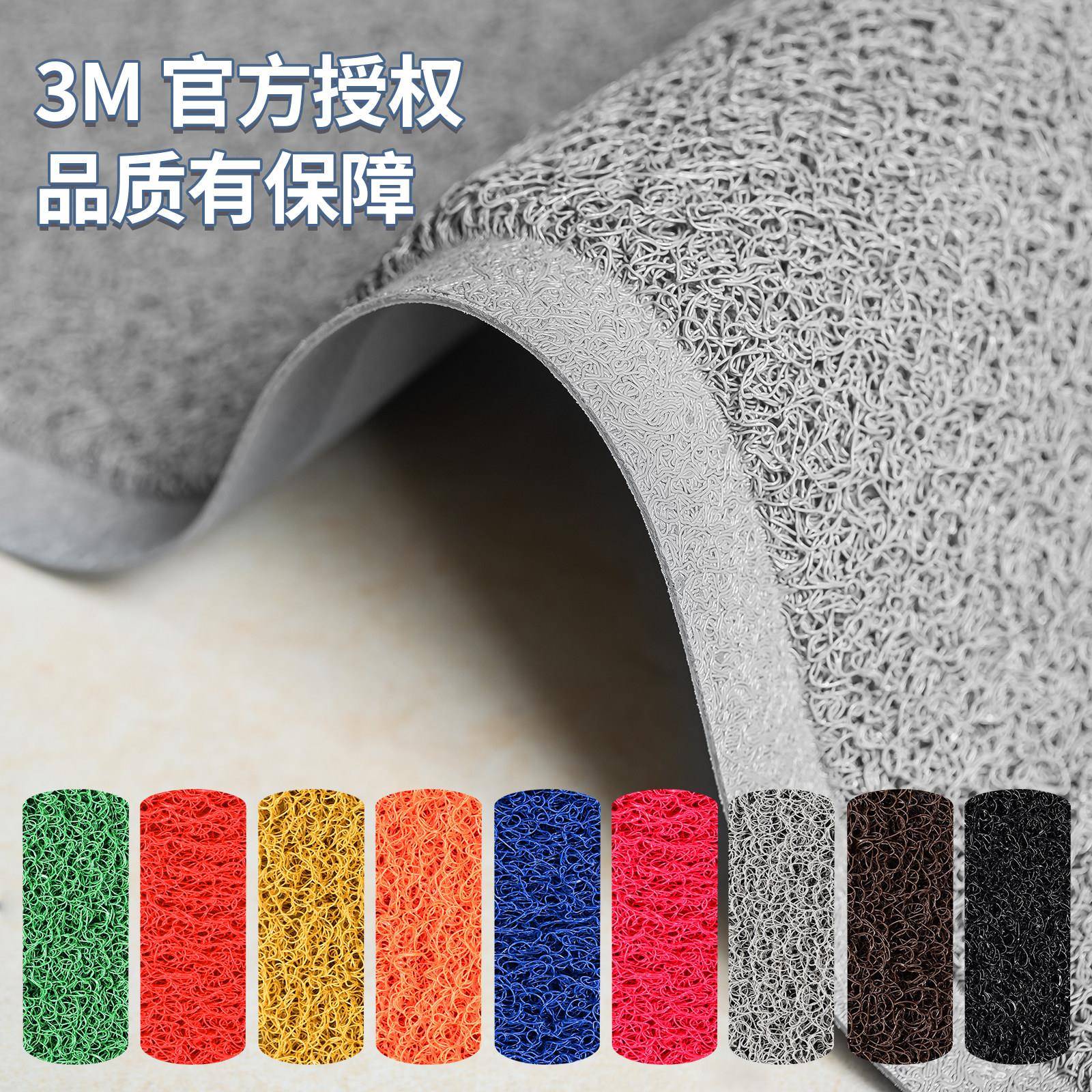 定制3M丝圈地垫酒店进门口脚垫商用迎宾门垫入户门防滑地毯除尘垫