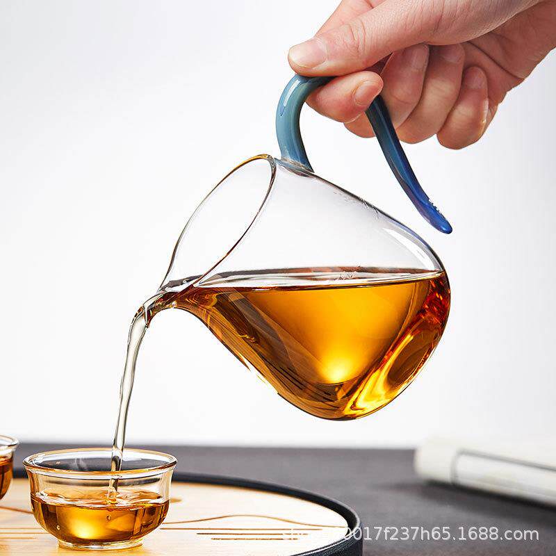 公道杯玻璃高档功道茶杯特色茶海分茶器耐热匀杯茶道杯茶具配件