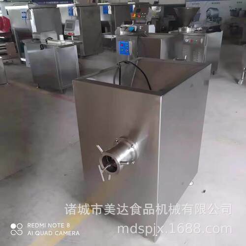130型绞肉机 冻肉绞肉机 食品厂用绞肉机工业用猪肉里脊切片绞肉