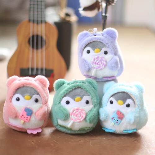 Penguin Plushie Cute Keychain Penguin Soft Toy Keyring Cute