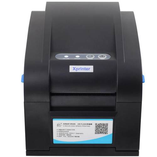 XP370热敏不干胶打印机3服装吊牌贴纸P58BMB串口X条码标签机