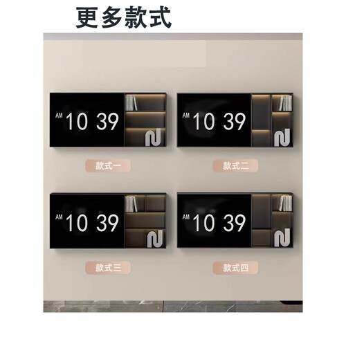 定制不锈钢电视机背景壁龛柜嵌入式7585寸金属钢板柜展示柜电视柜