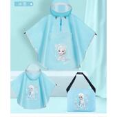 迪士尼儿童雨衣冰雪奇缘艾莎公主斗篷雨披男童女童幼儿园宝宝防水