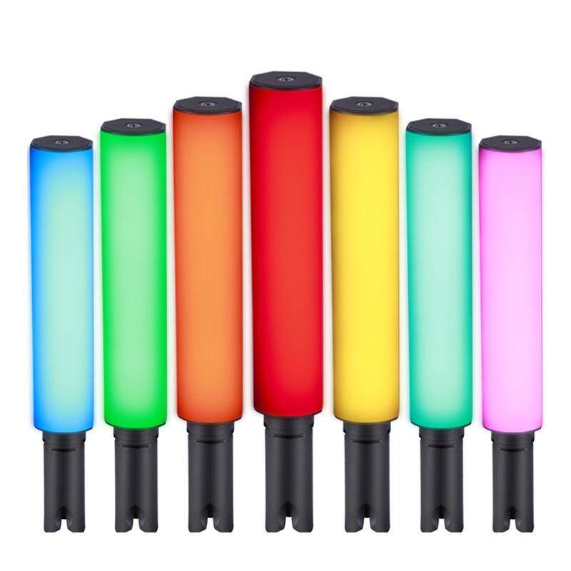 全彩高显指rgb手持直播补光氛围灯户外摄影便携棒灯补光棒荧光棒