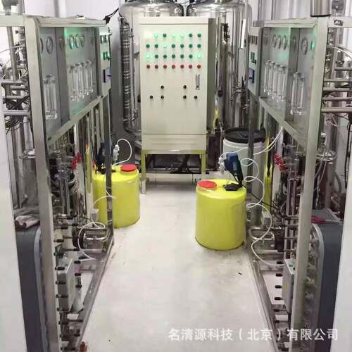 生物制药化工9吨每小时二级ro反渗透edi脱盐去离子纯化水系统设备