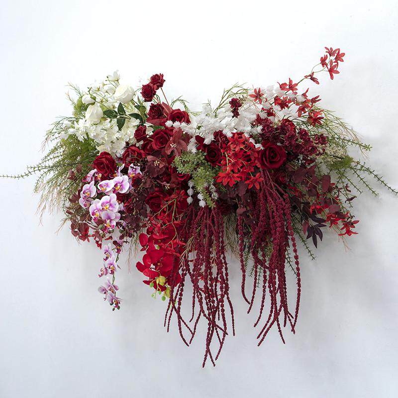 中式婚礼装饰板壁挂花艺 仿真绢花墙壁背景活动仪式壁挂布置花,家居饰品,仿真花/假花,淘宝优惠券,粉丝福利购,淘宝优惠卷