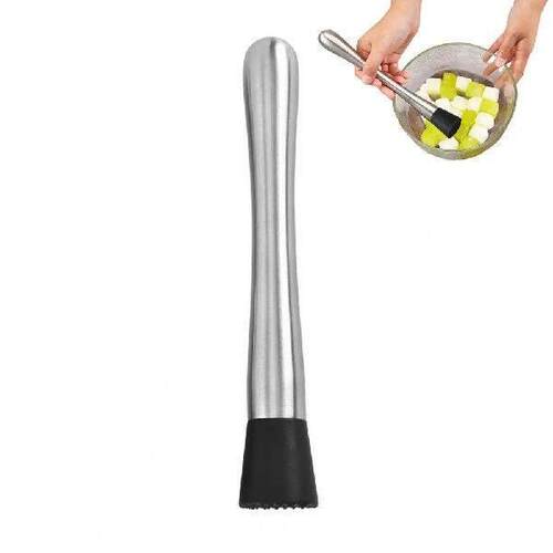 Long Handle Drink Mixer Stainless Steel Cocktail Muddler