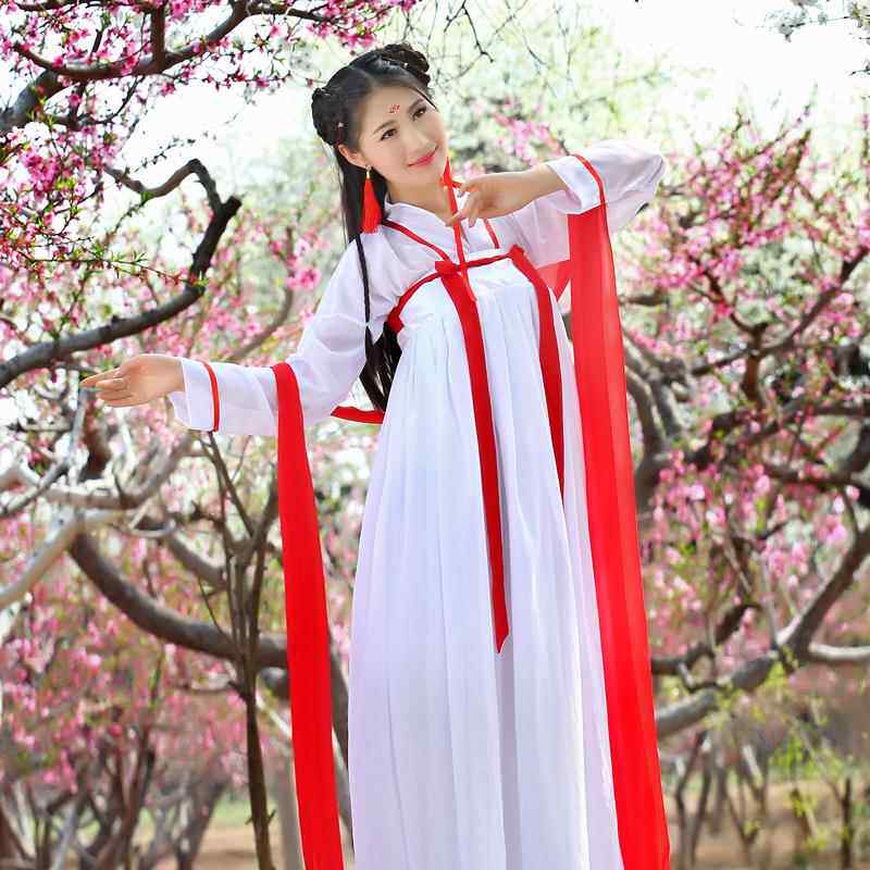 高档古装汉国女广袖流仙裙齐胸襦古典舞裙蹈演出服服中风汉元素