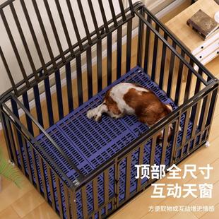 狗笼子中型犬大型犬带厕所室内外金毛边牧拉布拉多宠物狗笼加粗