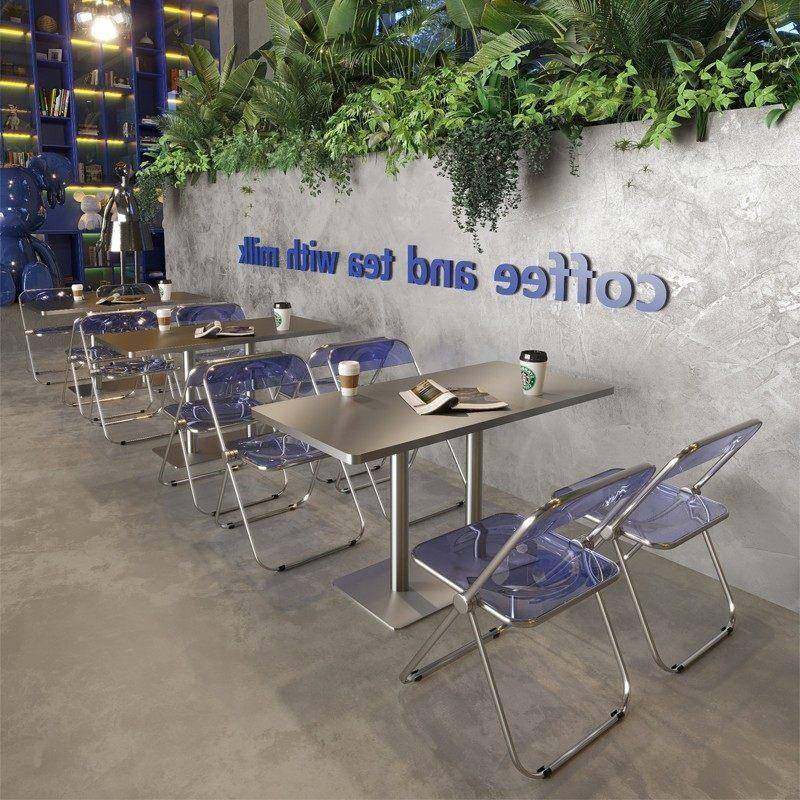 不锈钢桌椅组合凳子快奶茶店小圆桌小方桌咖啡厅长方桌家用小圆凳,住宅家具,不锈钢/PVC餐桌,淘宝优惠券,粉丝福利购,淘宝优惠卷