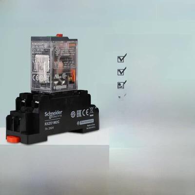 施耐德小型中间继电器Rxm2Lb2Bd交流和直流24V220V8脚2开2关Rxm4A