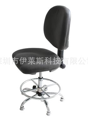 工厂生产防静电布面椅子靠背可调节加厚耐磨防静电椅子灰色