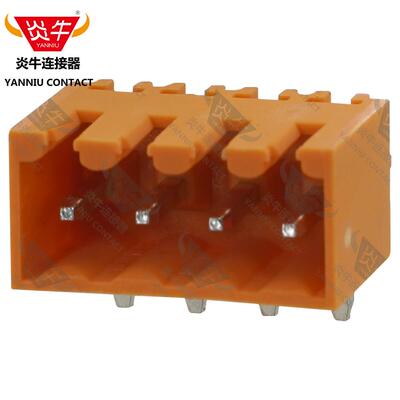 3.5mm炎牛魏德米勒款插拔式PCB接线端子YN2EDGJRC/KF/SL3.50/90G