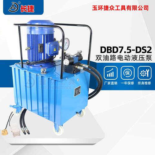 双电磁阀泵DBD7.5-DS2大功率7.5KW双油路压电动液压泵