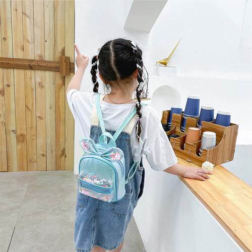 Kids Mini Backpack Cute School Bags for Baby Girls Bowknot B