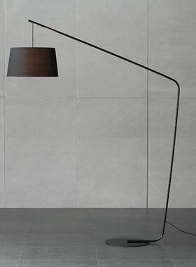 现47简约钓鱼落地灯is风代创金属意北欧卧n室样板房别墅客厅落地