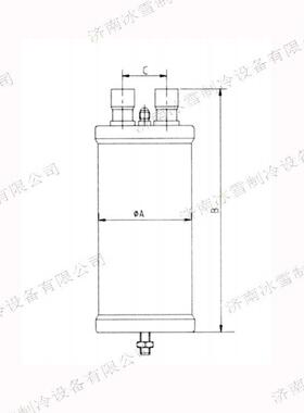 克麦0吉油分离器,MGOS-51691,法兰结构,保护制冷系XTD统,中间隔板