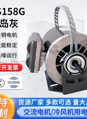 ZS158G青岛灰工业冷风机用电机空凋配件纯铜马达水冷风扇电动机