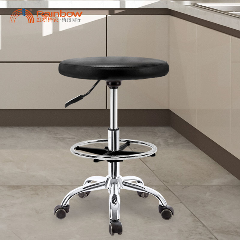 虹桥办公椅实验室医院移动升降转椅椅统天下吧台椅无背梳妆台圆凳