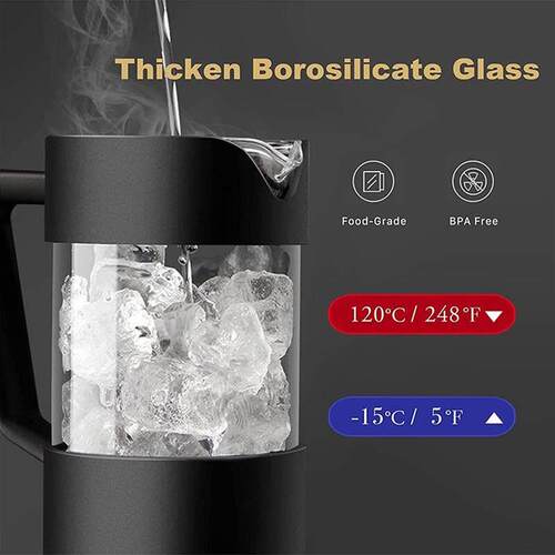 Glass French Press Coffee Maker Versatile Coffee Cafetiere