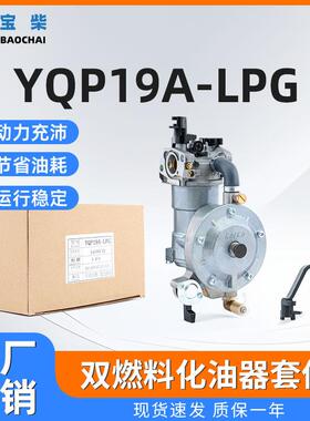 YQP19A-LPG 双燃料化油器 168F 170F 汽油发电机化油器 2KW